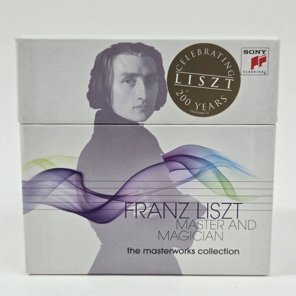 Franz Liszt Master and Magician 25 CD DVD Sony Classical Box Set NM